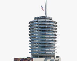 Capitol Records Building Modello 3D