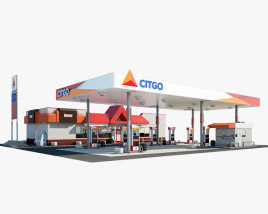 Citgo gas station 3D model