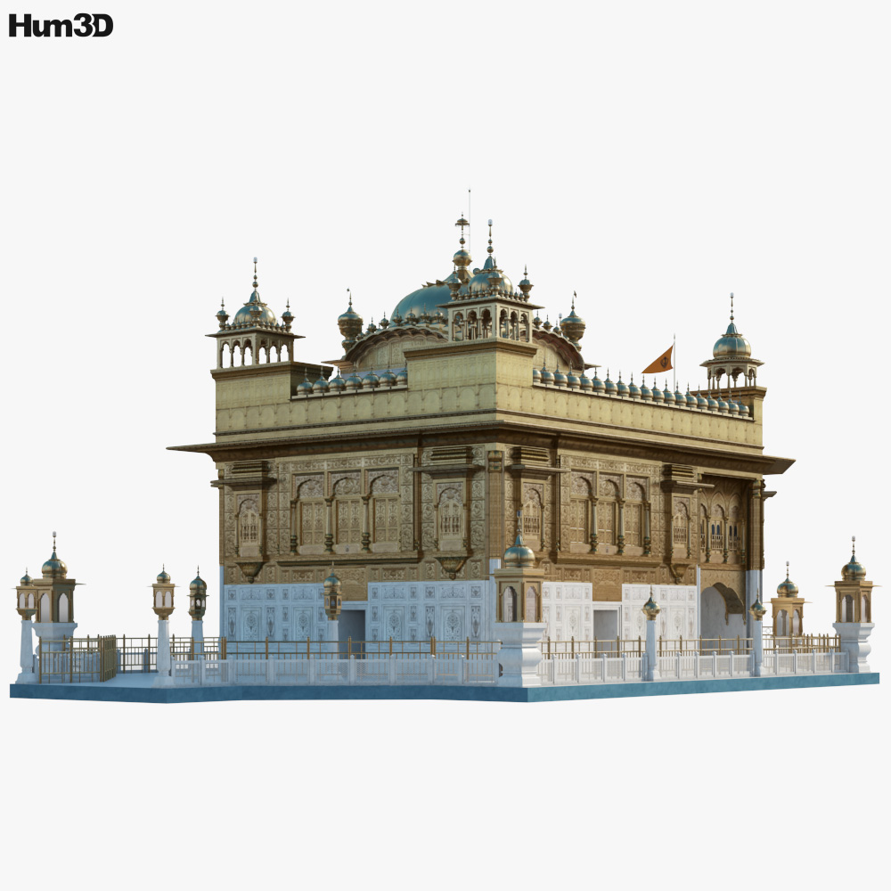Golden Temple 3D model