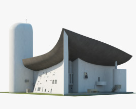 ロンシャンの礼拝堂 3Dモデル