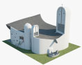Notre Dame du Haut von Ronchamp 3D-Modell