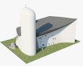 Capilla Notre Dame du Haut Modelo 3D