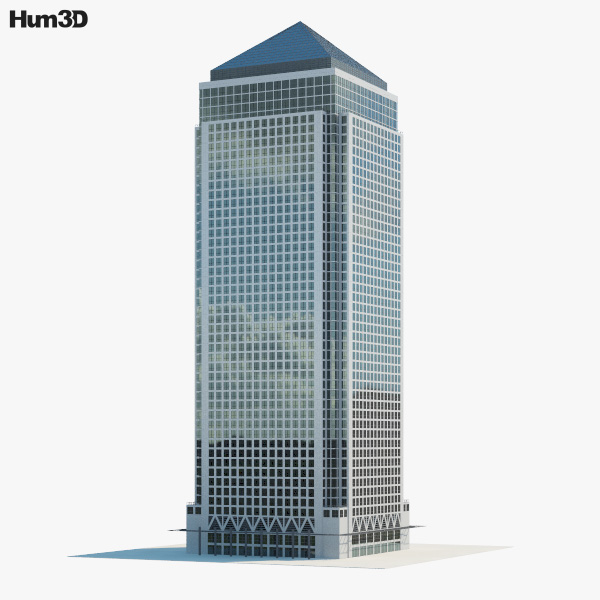 One Canada Square 3D model