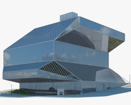 シアトル中央図書館 3Dモデル