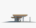 Shell gas station 001 3d model