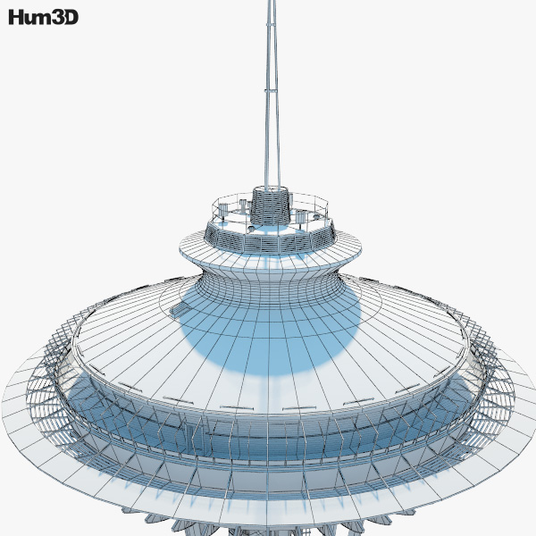 Space Needle 3D model - Architecture on Hum3D