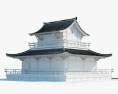 Casa tradicional japonesa Modelo 3d