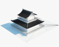 Casa tradicional japonesa Modelo 3d