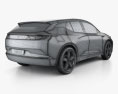Byton Electric SUV avec Intérieur 2018 Modèle 3d