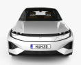 Byton Electric SUV con interior 2018 Modelo 3D vista frontal