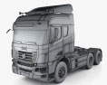 C&C U460 Camión Tractor 2022 Modelo 3D wire render