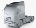 C&C U460 Camión Tractor 2022 Modelo 3D clay render