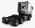 CNHTC Howo A7 Camión Tractor 2019 Modelo 3D vista trasera