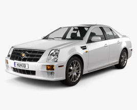 3D model of Cadillac STS 2010