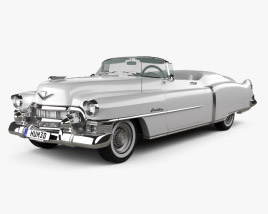 Cadillac Eldorado convertible 1953 3D model
