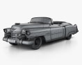 Cadillac Eldorado 敞篷车 1953 3D模型 wire render