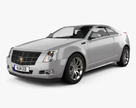 3D model of Cadillac CTS 2015