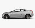 Cadillac CTS 2015 3d model side view