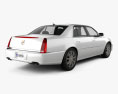 Cadillac DTS 2011 3d model back view
