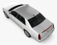 Cadillac DTS 2011 3d model top view