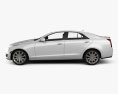 Cadillac ATS 2016 3d model side view