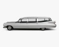 Cadillac Fleetwood 75 Miller-Meteor Hearse 1959 Modello 3D vista laterale