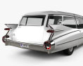 Cadillac Fleetwood 75 Miller-Meteor Катафалк 1959 3D модель