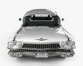 Cadillac Fleetwood 75 Miller-Meteor Leichenwagen 1959 3D-Modell Vorderansicht
