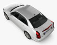Cadillac BLS 轿车 2009 3D模型 顶视图