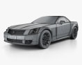 Cadillac XLR 2009 3D модель wire render