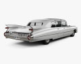 Cadillac Fleetwood 75 轿车 1959 3D模型 后视图