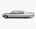Cadillac Fleetwood 75 セダン 1959 3Dモデル side view