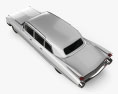 Cadillac Fleetwood 75 sedan 1959 3D-Modell Draufsicht