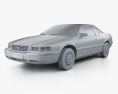 Cadillac Eldorado 2002 3D模型 clay render