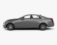 Cadillac CTS 2016 3d model side view