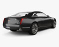 Cadillac Elmiraj 2014 3D-Modell Rückansicht