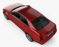 Cadillac CTS 2013 3d model top view