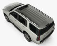 Cadillac Escalade 2018 3D模型 顶视图
