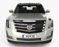 Cadillac Escalade 2018 3D模型 正面图