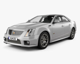 Cadillac Ats Premium Performance Sedan 2017 3d Model