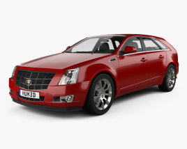 Cadillac Cts 2011 3d Model Hum3d