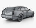 Cadillac CTS sport wagon 2014 3D модель