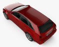 Cadillac CTS sport wagon 2014 3D-Modell Draufsicht