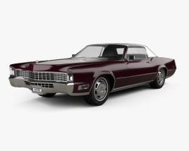 Cadillac Eldorado Fleetwood 1968 3D模型