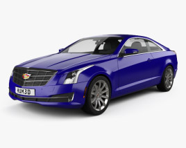 3D model of Cadillac ATS coupe 2018