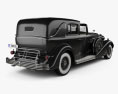Cadillac V-16 town car 1933 3D 모델  back view