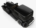 Cadillac V-16 town car 1933 3D 모델  top view