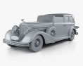 Cadillac V-16 town car 1933 3D模型 clay render