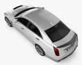 Cadillac CTS V 2018 3D模型 顶视图
