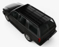 Cadillac Escalade 2001 3D模型 顶视图